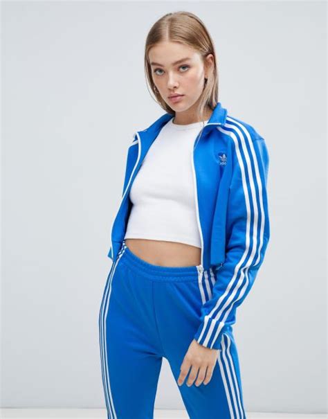 adidas jack zwart met blauw